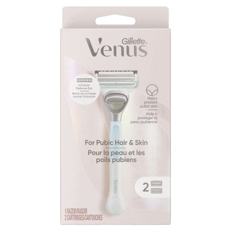 Save $3.00 on ONE Venus for Pubic Hair & Skin Razor OR Care Item (excludes Gillette Products, and trial/travel size).