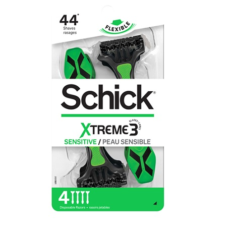 Save $4.00 when you buy ONE (1) Schick® Xtreme®3 Disposable Razor Pack