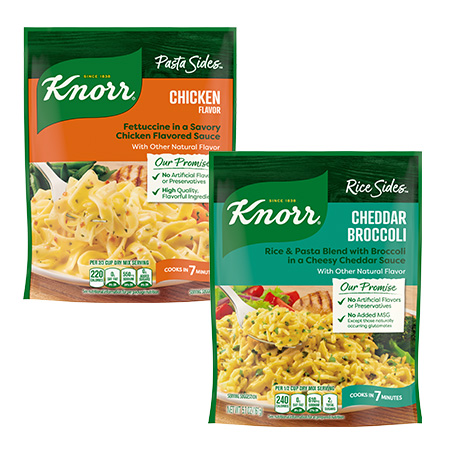 Save $1.00 on any FOUR (4) Knorr® Pasta or Rice Sides