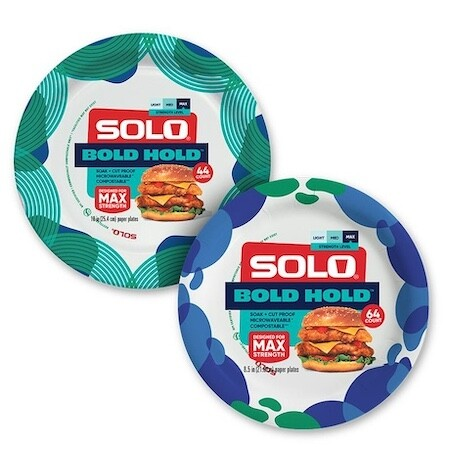 Save $1.00 on TWO (2) Solo Bold Hold Plates (44-64 ct)