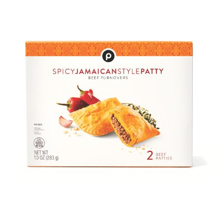 $1.00 Off The Purchase of Two (2) Publix Jamaican Style Patty Mild or Spicy Beef Turnover, 10-oz box