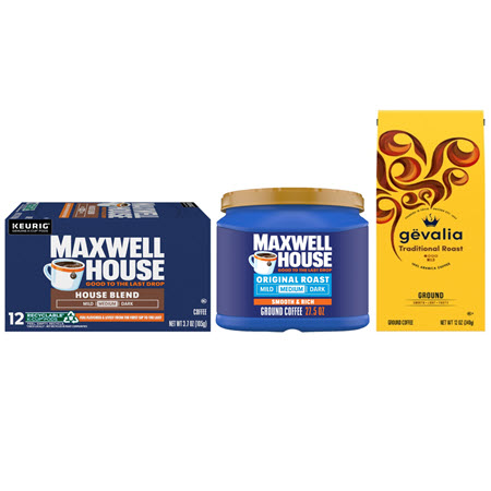 Save $3.00 on any TWO (2) Maxwell House or Gevalia items