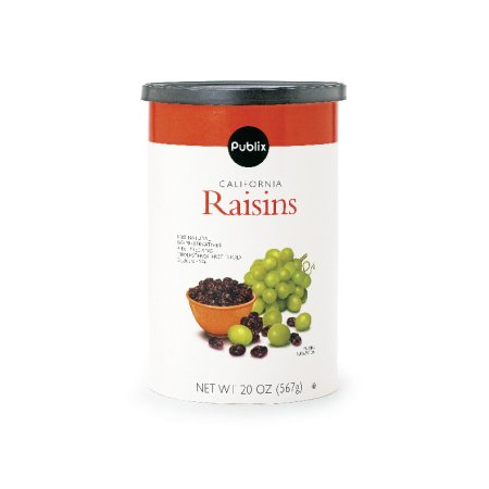 $1.00 Off The Purchase of One (1) Publix California Raisins 20-oz cnstr.