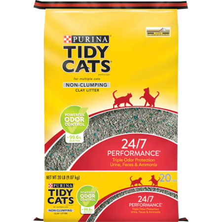 SAVE $1.50 on one (1) 10 lb or larger bag of TIDY CATS® Non-clumping Cat Litter