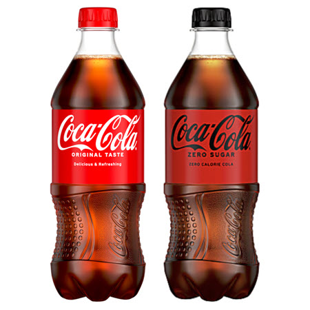 Save $1.00 on any TWO (2) Coca-Cola 20oz Soft Drinks