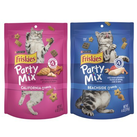 Buy One 6oz pouch of Friskies® Cat Treats, Get One FREE