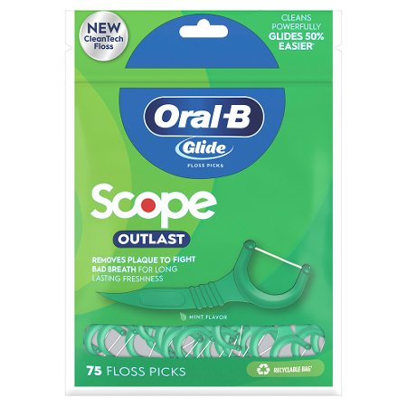 Save $1.00 on ONE Oral-B Glide Manual Floss OR Oral-B Expanding Floss OR Oral-B Glide Floss Picks (excludes Essential Floss, Satin Floss, Oral-B Fresh