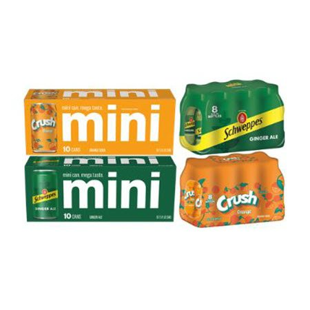 Save $2.00 on any TWO (2) Crush, Schweppes, Mug, Starry 8pk or 10pk bottles, any flavor
