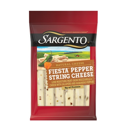 Save $1.00 on ONE (1) Sargento Fiesta Pepper or Smokehouse String Cheese