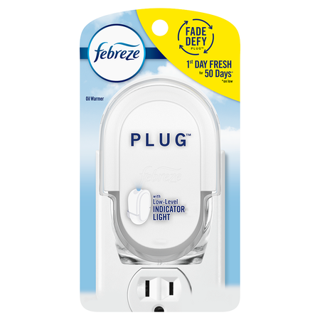 Save $3.30 on ONE Febreze Plug Scented Oil Warmer (excludes trial/travel size).