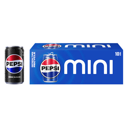 Save $2.00 on any ONE (1) Pepsi Mini Can 6Pk or 10pk 7.5oz can