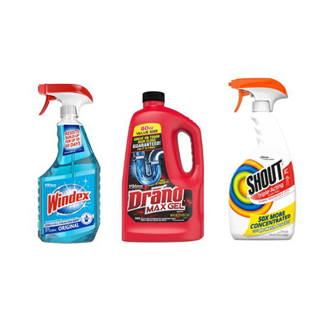 Save $0.75 on any ONE (1) Windex®, Drano® or Shout® Brand Product