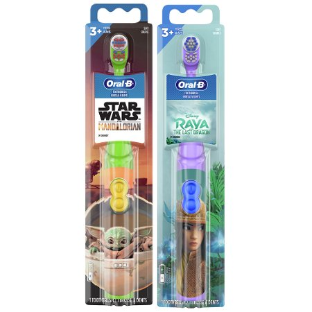 Save $2.00 on ONE Oral-B Kids Battery Toothbrush (excludes trial/travel size).