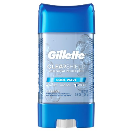Save $4.00 on TWO Gillette Clear Gel 2.85 oz or larger (excludes .5oz, Clinical, Dry Spray, and trial/travel size).