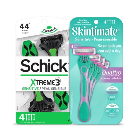 Save $4.00 on Schick® Men's or Women's or Skintimate®  Disposable Razor Pack