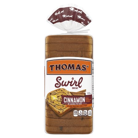 Save $1.00 on Thomas' Swirl Bread or Muffin Tops