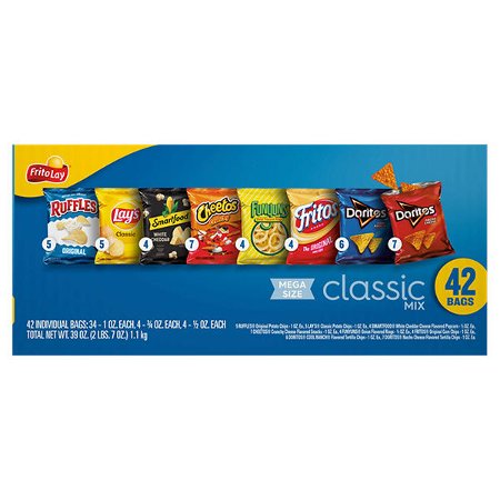 Save $5.00 on Frito Lay Snacks Variety 42-Pack