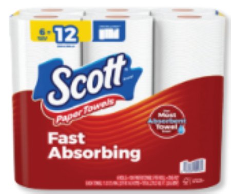 Save $1.00 on Scott Towels Double Roll 6-Pack