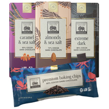 Save $1.00 on Endangered Species Chocolate