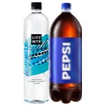 Save $3.00 on Pepsi 2-Liter or LIFEWTR 1-Liter