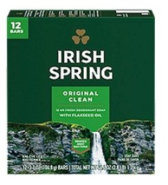 Save $0.50 on Irish Spring Bath Soap 12-Pack