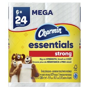 Save $0.50 on Charmin Essentials Bath Tissue Mega Roll 6-Pack