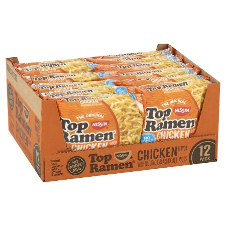 Save $0.50 on Nissin Top Ramen Noodles 12-Pack