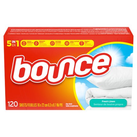 Save $1.00 on Bounce Fabric Sheets