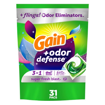 Save $2.00 on Gain Flings Laundry Detergent