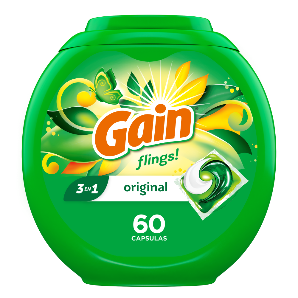 Save $3.00 on Gain Flings Laundry Detergent