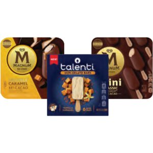 Save $1.00 on Magnum Bars, Minis & Talenti Mini Bars