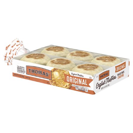 Save $1.00 on Thomas' English Muffins 12-Pack