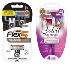 Save $3.00 on BiC Razors