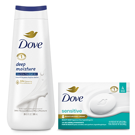 Save $2.00 on Dove Body Wash, Bar, Scrubs