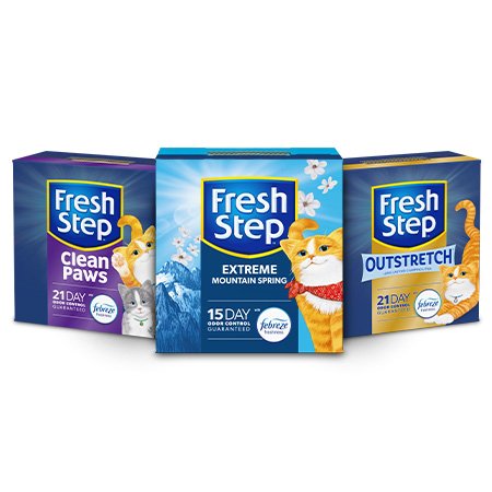 Save $4.00 on Fresh Step Clay Clumping Litter 22.5 lb+  (excluding Crystals)