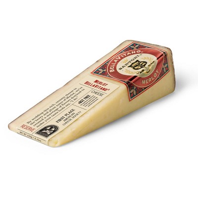 $6.49 price on Sartori Bellavitano merlot cheese wedge - 150g