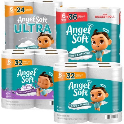 SAVE $0.50 off any ONE (1) package of Angel Soft® Bath Tissue, any size