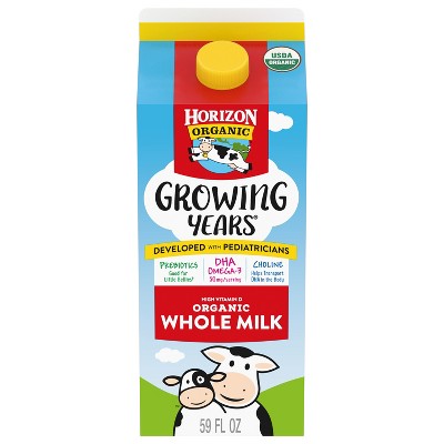 10% off 59-fl oz. 0.5-gal. Horizon Organic growing years milk with DHA omega-3