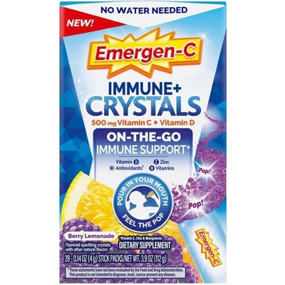 10% off 28-ct. Emergen-C immune + crystals tablets