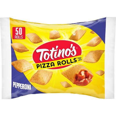 SAVE 50¢ ON ONE when you buy ONE PACKAGE any flavor 50 COUNT OR LARGER Totino's™ Pizza Rolls™ Snacks OR 4 PACK Crisp Crust™ Party Pizza 