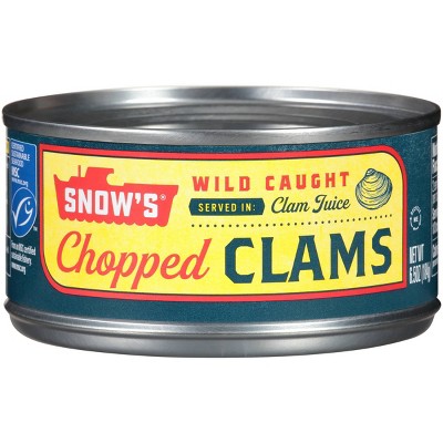 15% off Snow's chopped clams - 6.5oz