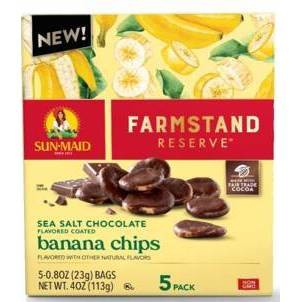 $3.89 price on Sun-Maid farmstand reserve banana chips