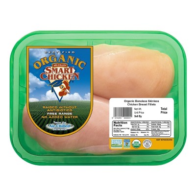 Buy 1, get 1 20% off Smart Chicken organic boneless & skinless chicken breast