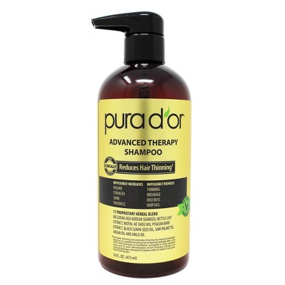 $6 off 16-fl oz. Pura d'or shampoo & conditioner