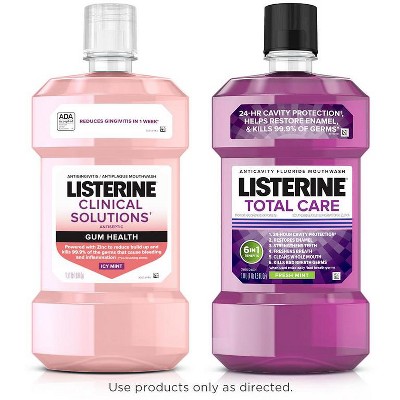 Save $3.00 on any ONE (1) LISTERINE® Clinical Solutions or Total Care Product (excludes trial & travel sizes)