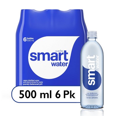 25% off 6-pk. 16.9-fl oz. Smartwater bottles