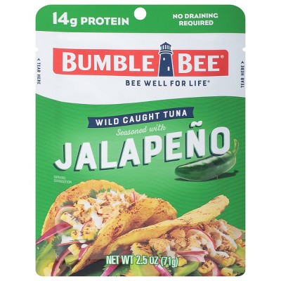 10% off Bumblee Bee jalapeno seasoned tuna pouch - 2.5oz