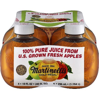 $4.99 price on Martinelli's apple juice - 4pk/10 fl oz bottles