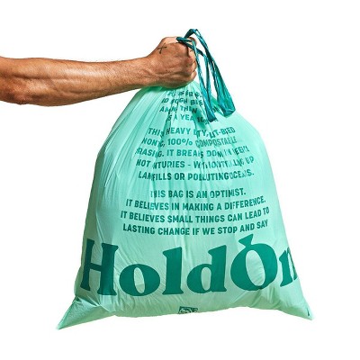 5% off 25 & 30-ct. HoldOn Bags compostable trash bags