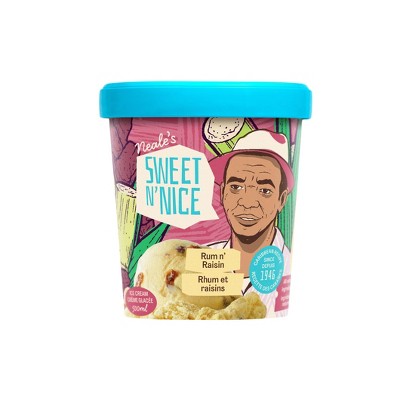 Buy 1, get 1 50% off Neale's sweet n nice frozen ice cream rum n’ raisin